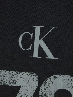 Calvin Klein Jeans Pullover & Sweatshirts*VARSITY 1978 HOODY ck black