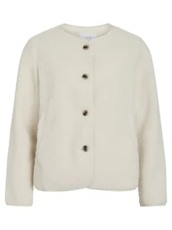 Vila Jacken*VIADA TEDDY JACKET birch