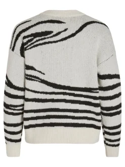 Vila Pullover & Sweatshirts*VIALIRA NEW L/S O-NECK KNIT TOP/SU Super Light Natural Melan