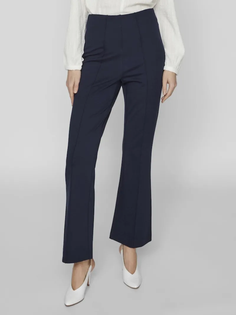Vila Hosen*VIBILLIE HW PANTS - NOOS Navy Blazer