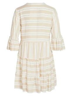 Vila Kleider*VIBILLY 3/4 DRESS/SU/LC Cloud Dancer