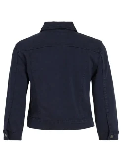 Vila Jacken*VIBIRKINA 3/4 DENIM JACKET/LS Total Eclipse
