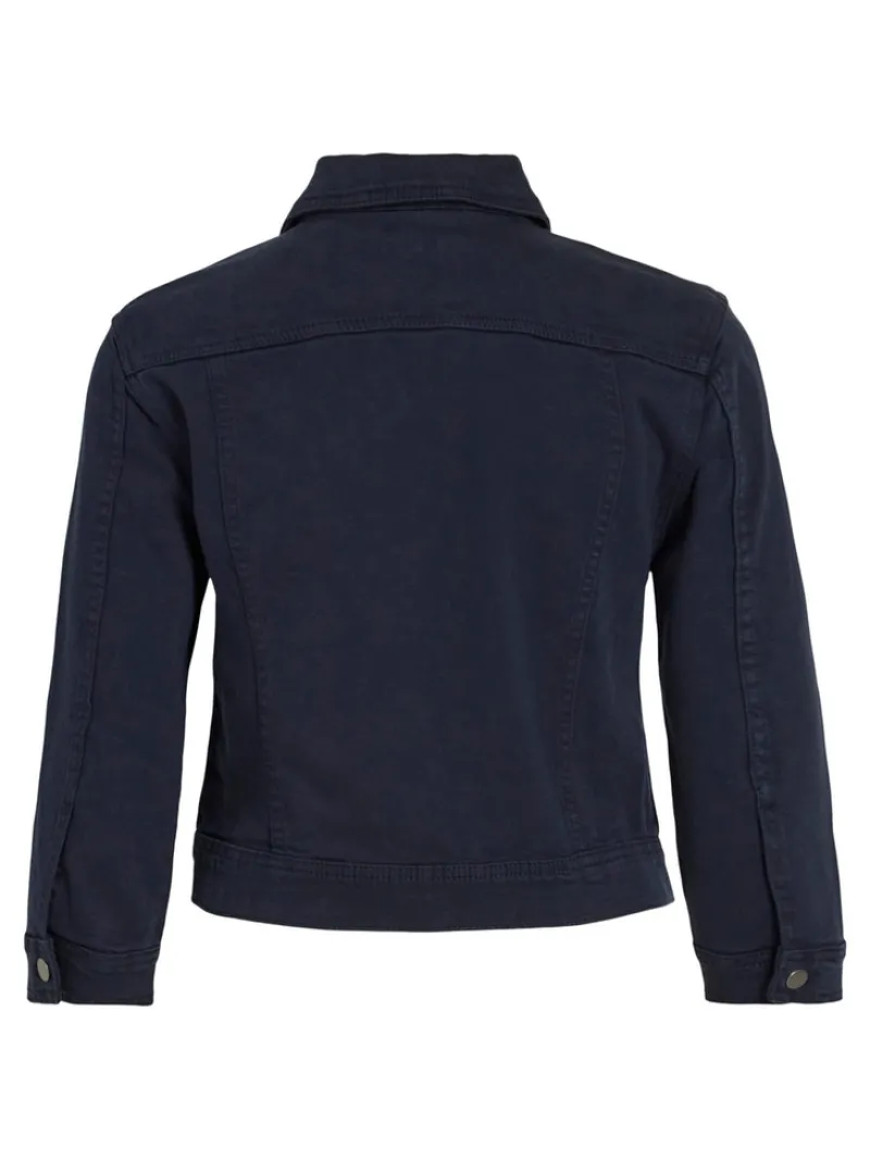 Vila Jacken*VIBIRKINA 3/4 DENIM JACKET/LS Total Eclipse