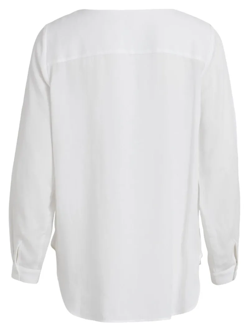 Vila Blusen*VIBIYA L/S SHIRT - EX Snow White