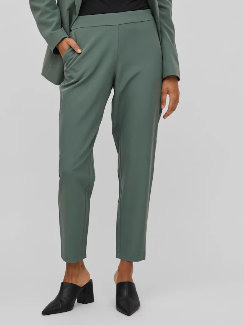 Vila Hosen*VICARRIE LOWNY RW SLIM 7/8 PANT - NOOS duck green
