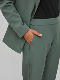 Vila Hosen*VICARRIE LOWNY RW SLIM 7/8 PANT - NOOS duck green