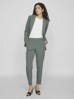 Vila Hosen*VICARRIE LOWNY RW SLIM 7/8 PANT - NOOS duck green