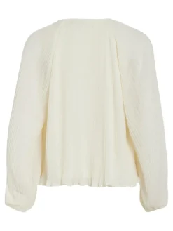 Vila Blusen*VICELINE O-NECK L/S TOP/SU birch