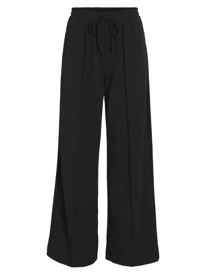 Vila Hosen*VICLUA HW WIDE PANTS-NOOS black beauty