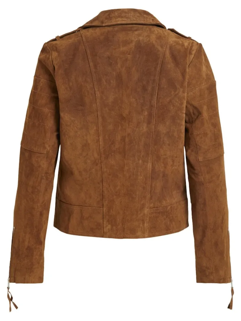 Vila Jacken*VICRIS SUEDE JACKET/SU - NOOS oak brown1