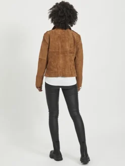 Vila Jacken*VICRIS SUEDE JACKET/SU - NOOS oak brown1