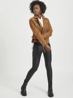 Vila Jacken*VICRIS SUEDE JACKET/SU - NOOS oak brown1