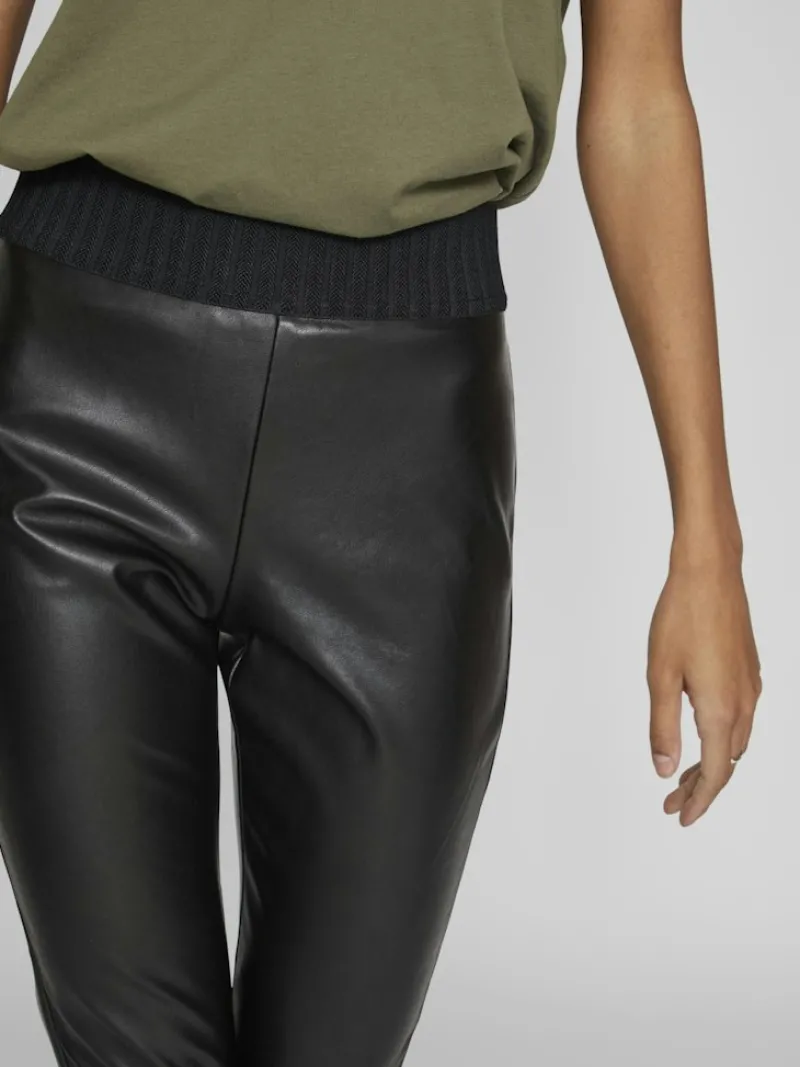 Vila Hosen*VIDAGMAR NEW RWRE COATED LEGGING Black