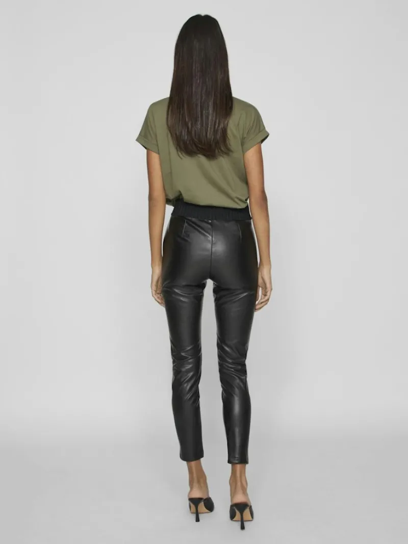 Vila Hosen*VIDAGMAR NEW RWRE COATED LEGGING Black