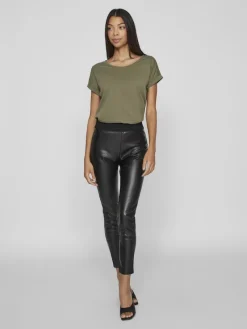 Vila Hosen*VIDAGMAR NEW RWRE COATED LEGGING Black