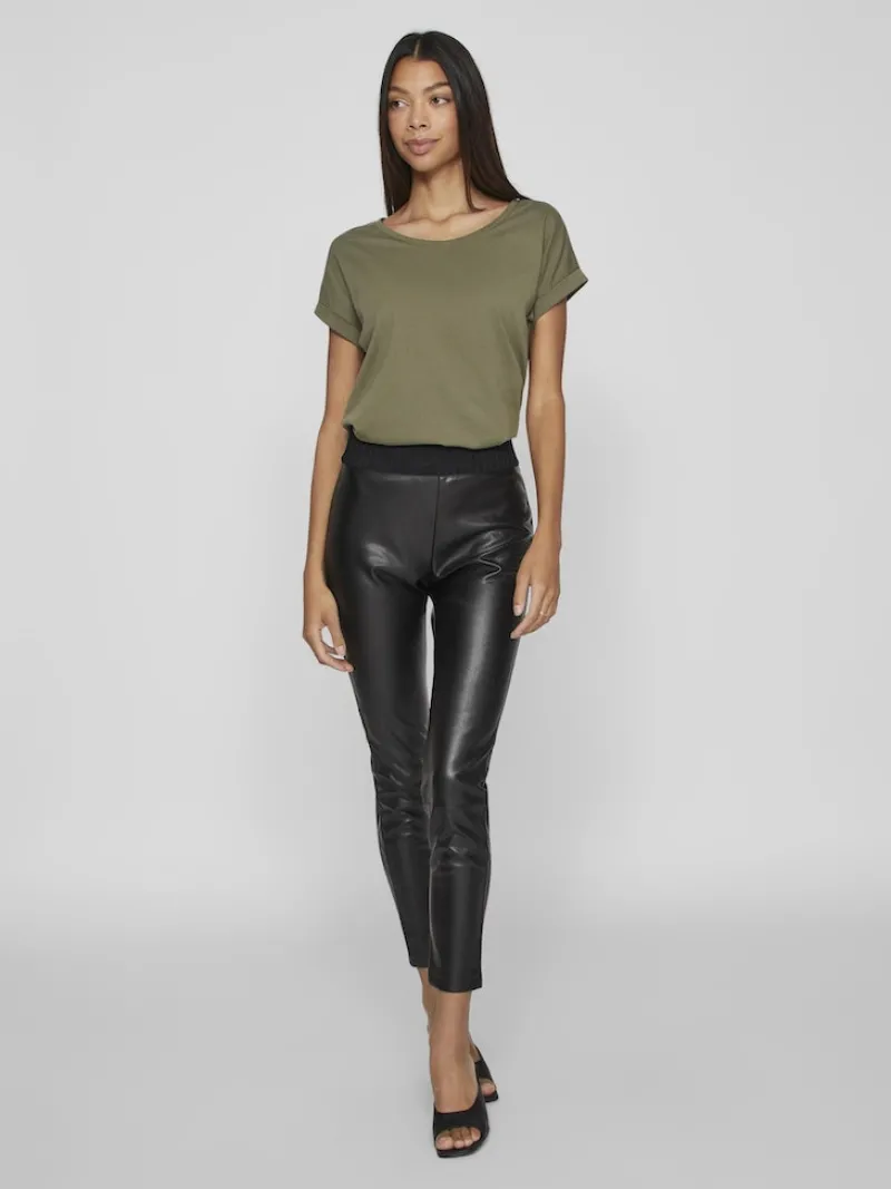 Vila Hosen*VIDAGMAR NEW RWRE COATED LEGGING Black