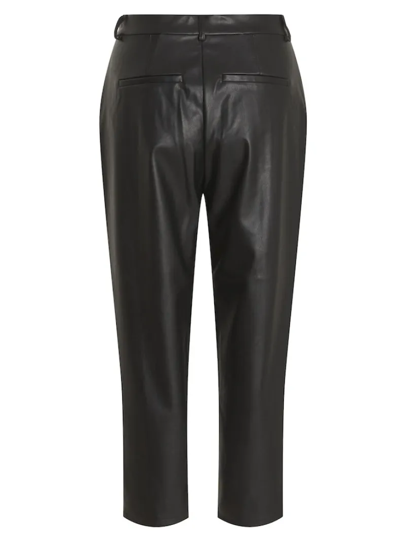 Vila Hosen*VIDAGMAR RW 7/8 COATED PANTS - NOOS Black