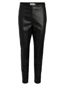 Vila Hosen*VIDAGMAR RWRE NEW COATED LEGGING/PB Black