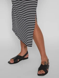 Vila Röcke*VIDARLING HW MAXI SKIRT - NOOS Black