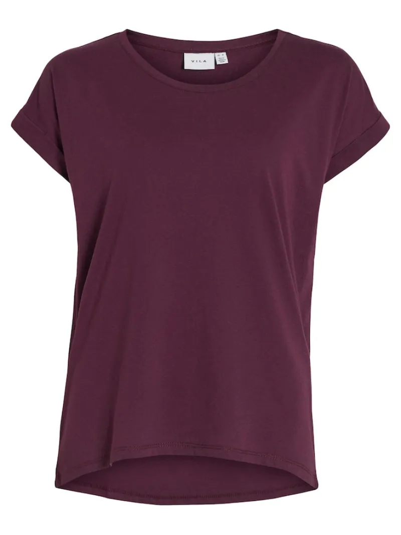 Vila Shirts*VIDREAMERS NEW PURE T-SHIRT-NOOS winter bloom