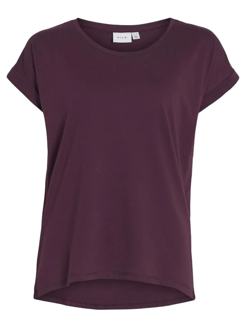 Vila Shirts*VIDREAMERS NEW PURE T-SHIRT-NOOS winter bloom