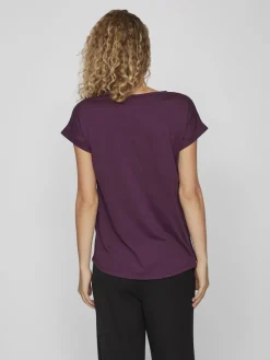 Vila Shirts*VIDREAMERS NEW PURE T-SHIRT-NOOS winter bloom