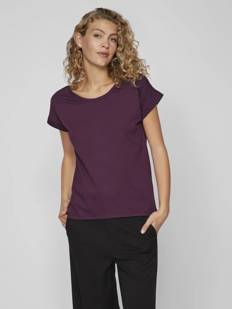 Vila Shirts*VIDREAMERS NEW PURE T-SHIRT-NOOS winter bloom