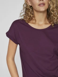 Vila Shirts*VIDREAMERS NEW PURE T-SHIRT-NOOS winter bloom