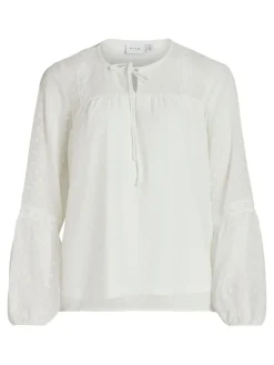 Vila Blusen*VIEDEE L/S TOP - NOOS Snow White