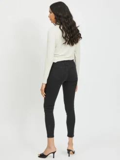 Vila Jeans*VIEKKO HWSK 7/8 JEANS/SU - NOOS Black