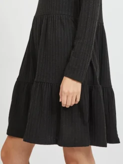 Vila Kleider*VIELITA L/S DRESS - NOOS Black