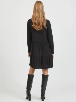 Vila Kleider*VIELITA L/S DRESS - NOOS Black