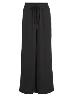 Vila Hosen*VIELLETTE HW WIDE PANTS-NOOS Black