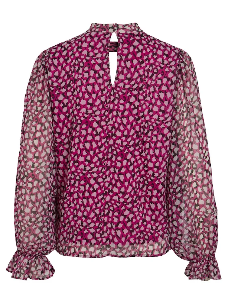 Vila Blusen*VIFALIA ROE L/S TOP/SU/PB cattleya orchid