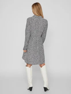 Vila Kleider*VIFINI L/S SHIRT DRESS/SU - NOOS black2