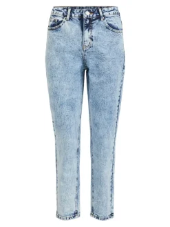 Vila Jeans*VIGILLIANA HW MOM JEANS Medium Blue Denim