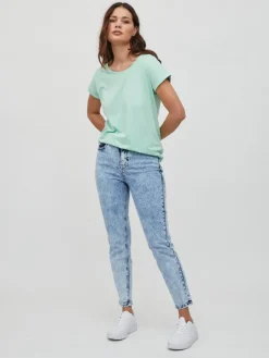 Vila Jeans*VIGILLIANA HW MOM JEANS Medium Blue Denim
