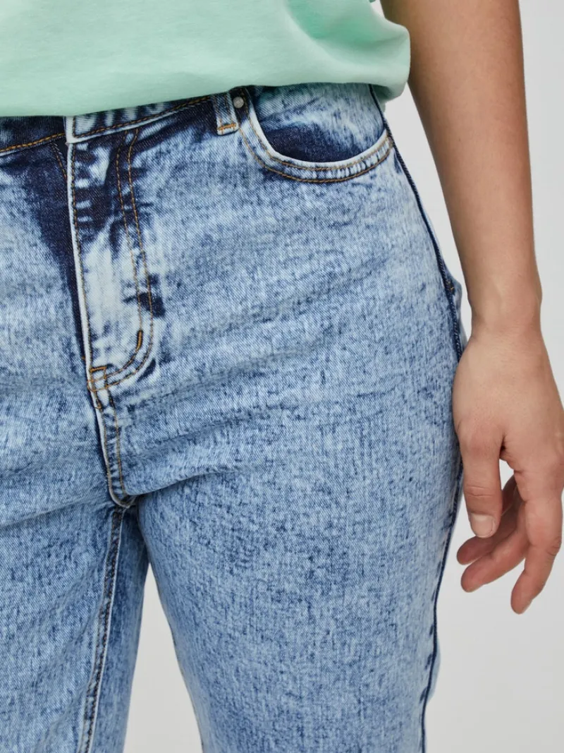 Vila Jeans*VIGILLIANA HW MOM JEANS Medium Blue Denim
