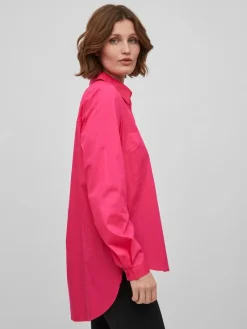 Vila Blusen*VIGIMAS L/S SHIRT - NOOS pink yarrow