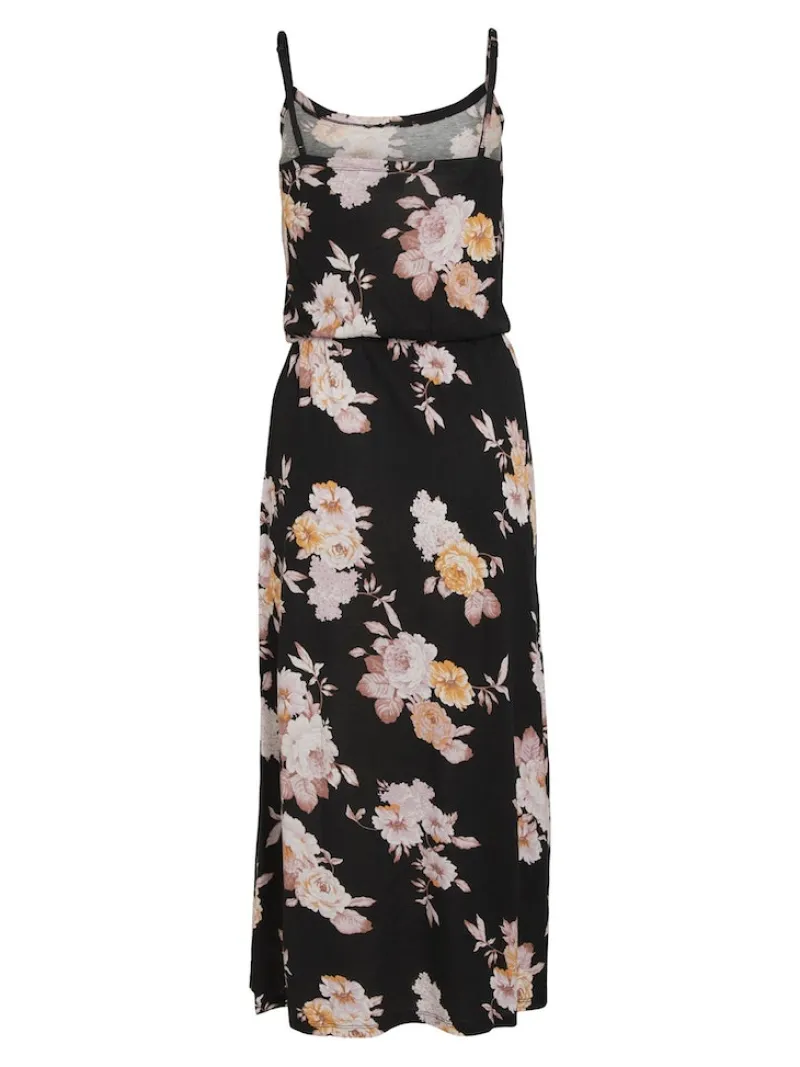 Vila Kleider*VIKAMI STRAP LONG DRESS/KA Black
