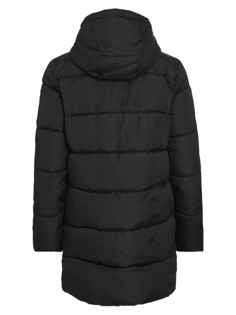 Vila Jacken*VIKARLA NEW LONG PUFFER JACKET Black