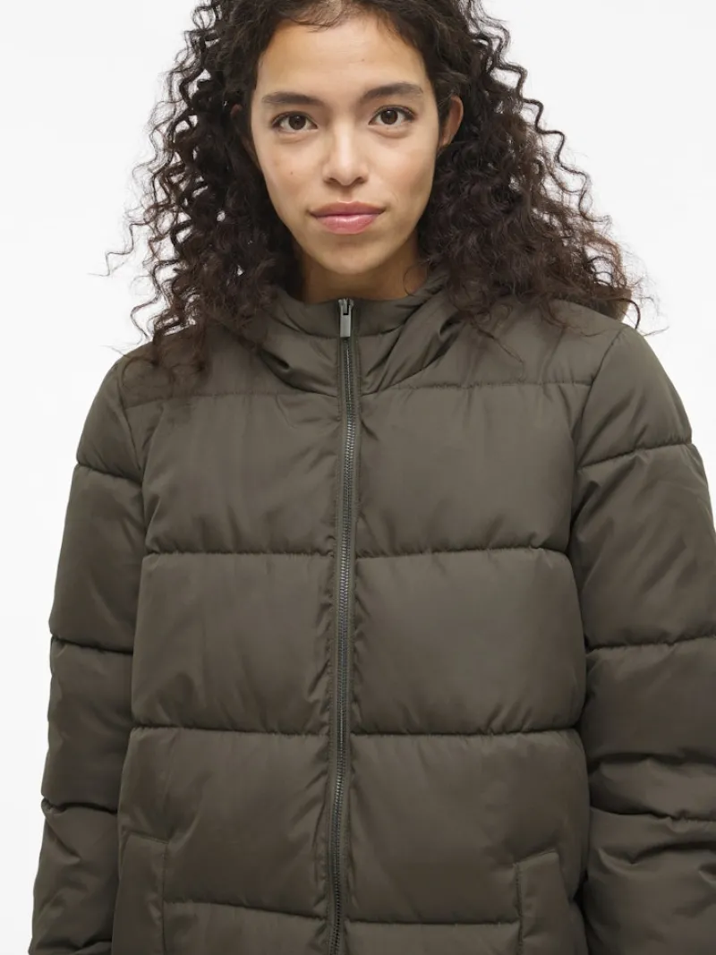 Vila Jacken*VIKARLA NEW LONG PUFFER JACKET Deep Depths