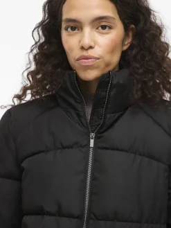 Vila Jacken*VIKARLA NEW SHORT PUFFER JACKET Black