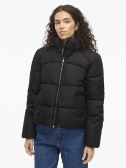 Vila Jacken*VIKARLA NEW SHORT PUFFER JACKET Black