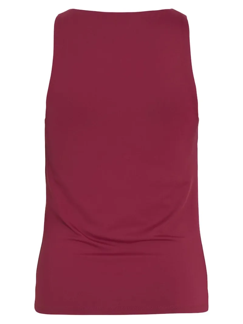 Vila Shirts*VIKENZA S/L TANK TOP - NOOS Beet Red