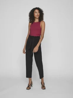 Vila Shirts*VIKENZA S/L TANK TOP - NOOS Beet Red