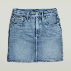 G-star Raw Röcke*Viktoria Short Skirt Clean Edge wmn faded sea point blue