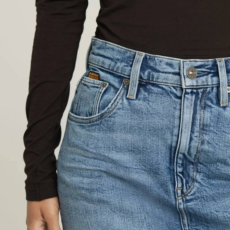 G-star Raw Röcke*Viktoria Short Skirt Clean Edge wmn faded sea point blue