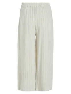 Vila Hosen*VIKULIA HW CROPPED PANTS natural melange