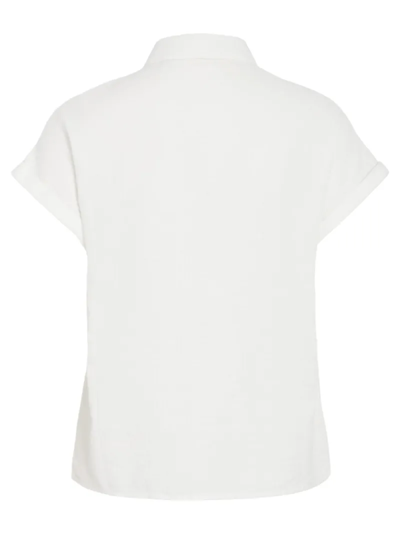 Vila Blusen*NIA S/S SHIRT Snow White